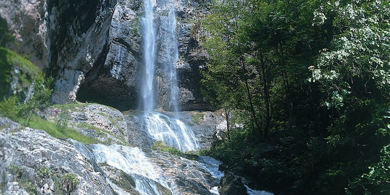 Die Wasserfälle von Tret #1