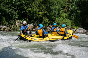 Rafting auf dem Noce-Fluss mit Trentino Wild