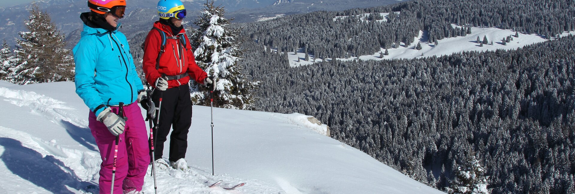 Lyžařském areálu Folgaria Fiorentini  - Skitour dei Forti