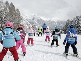 Val di Fassa skiing resort in the Italian Alps