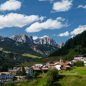 Val di Fassa - Moena - Na úpatí jednoho z nejhezčích trentinských Dolomit