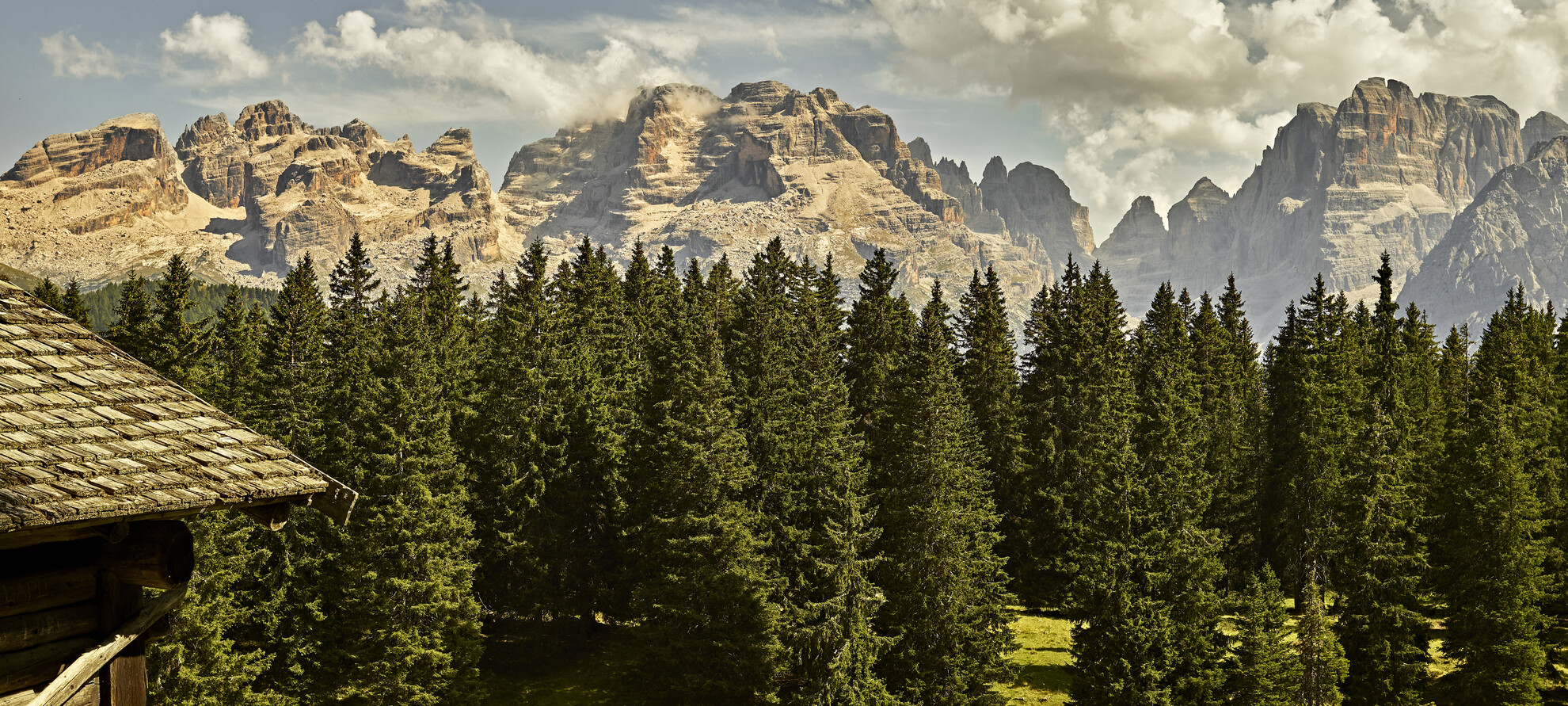 Val Rendena - Panoramic view of the Brenta Dolomites