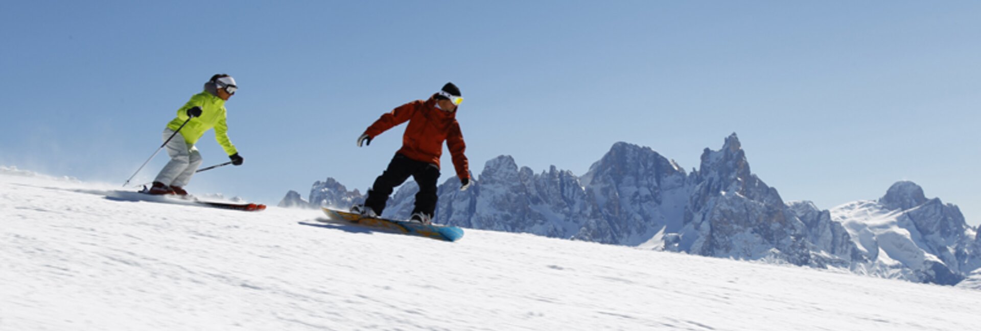 Alpe Lusia is the perfect area for skiing in the italian Alps