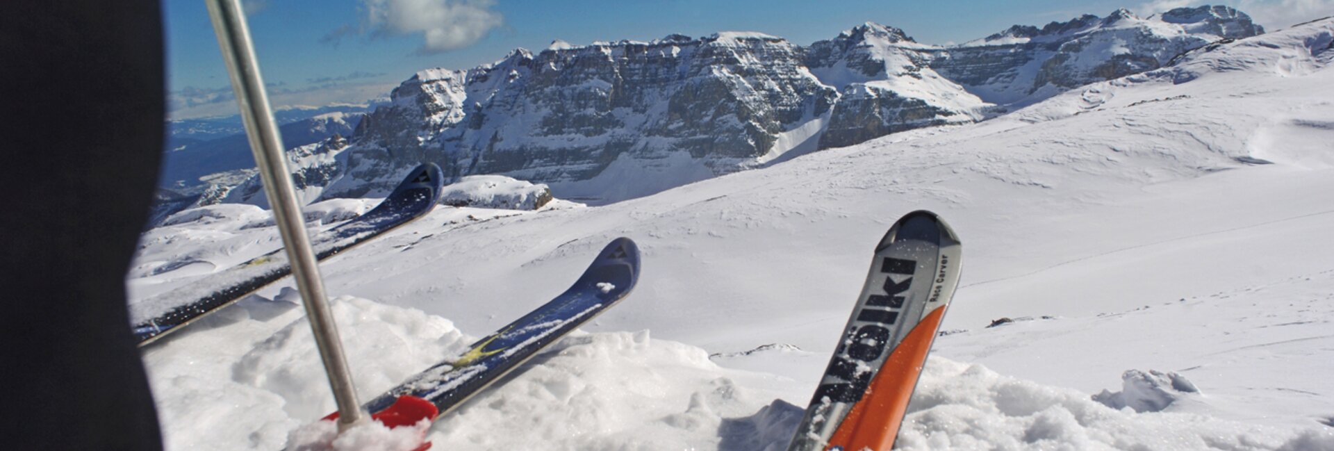 Skifahren im Skigebiet Madonna di Campiglio