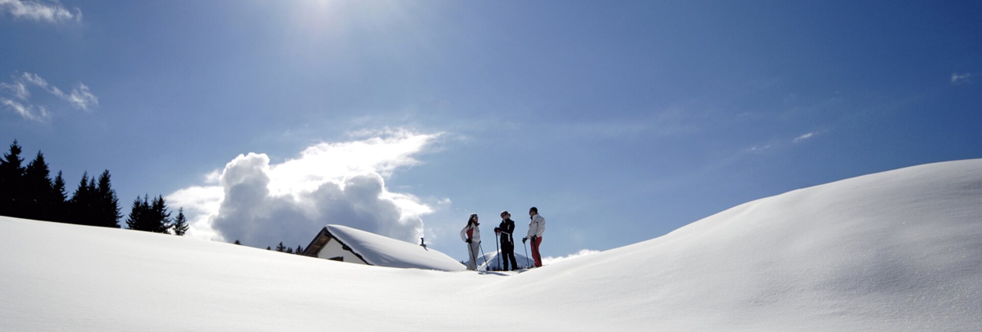 Sanfter Winter in den Dolomiten: Winterwandern, Schneeschuhwandern