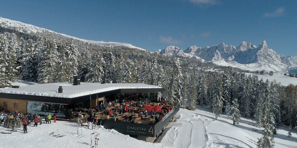 Chalet 44 Alpine Lounge: vista sul Lagorai e Pale di San Martino