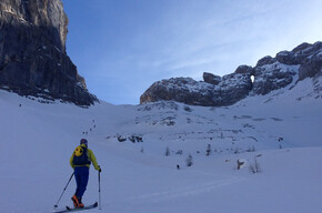 Ski mountaineering in the Val Gelada | © VisitTrentino