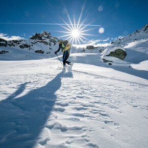 Ski alper in azione | © APT Madonna di Campiglio, Pinzolo, Val Rendena