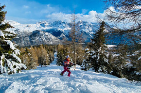 Sci alpinismo verso il rifugio 5 Laghi | © Madonna di Campiglio Azienda per il Turismo 