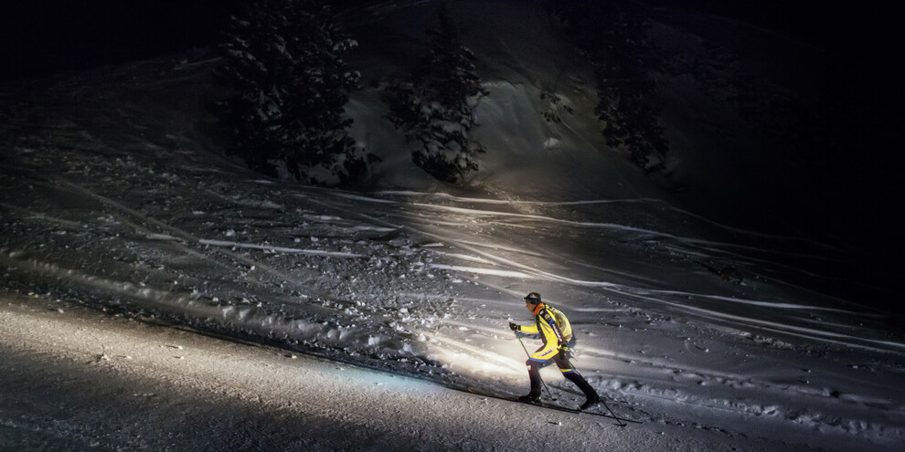 Sci alpinista in notturna | © Luca Catalano Gonzaga