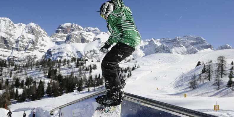 Madonna di Campiglio i Pinzolo: snowparki u stóp Dolomitów Brenta #2