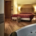  Фото Double room, shower and bath tub, facing the valley