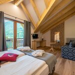  Foto von Doppelzimmer Superior Deluxe BB | © Tevini Dolomites Charming Hotel