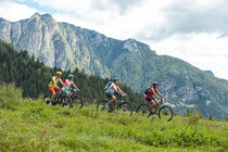 Mountain bike in Val di Fiemme