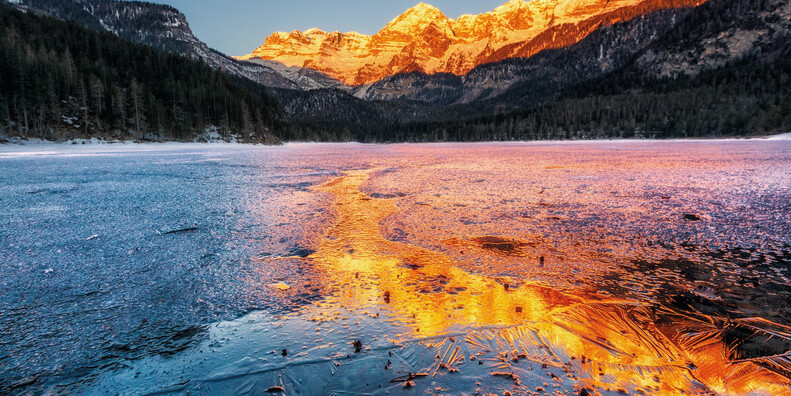 Озеро ди Товель #3 | © Inverno-Val-di-Non-Lago-di-Tovel-ghiaccio-ph-Diego-Marini