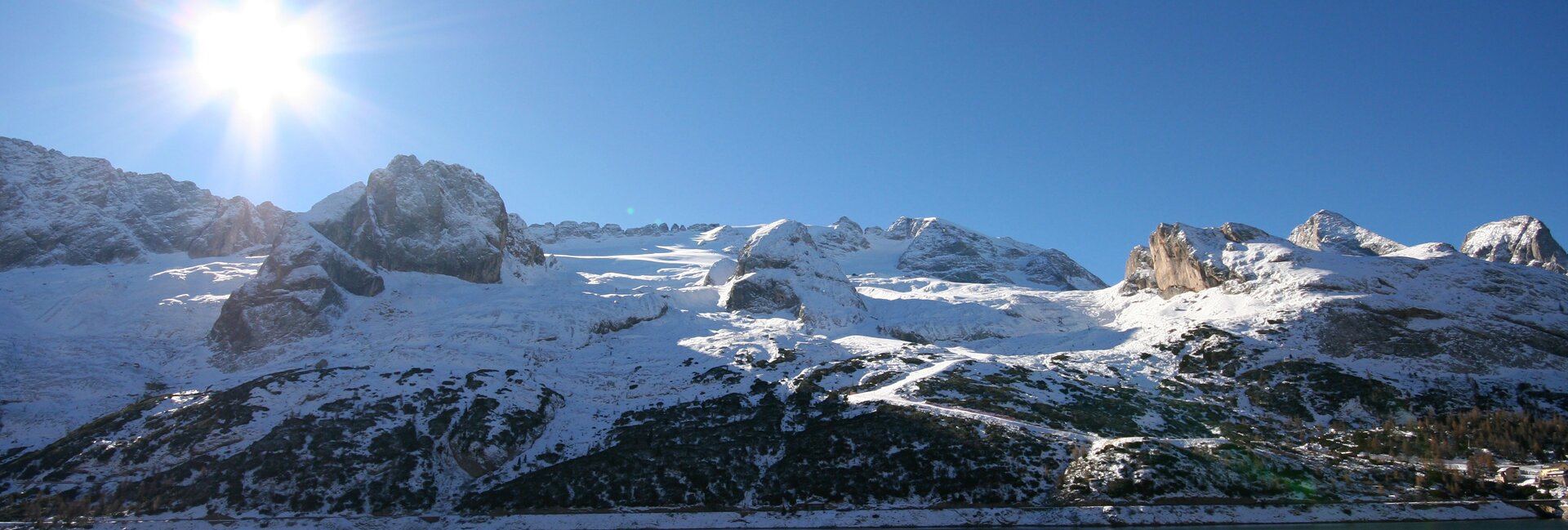 Skigebiet Passo Fedaia - Fedaia See