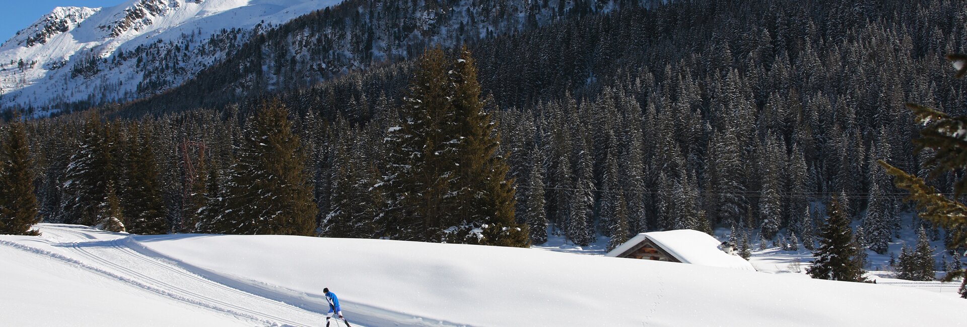 Cross-country skiing Mecca in the Dolomites